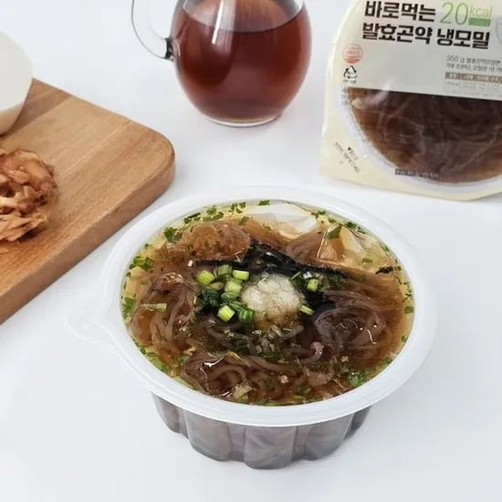 롯데온) 바로먹는 발효곤약 냉모밀 350g 4개 13,730원