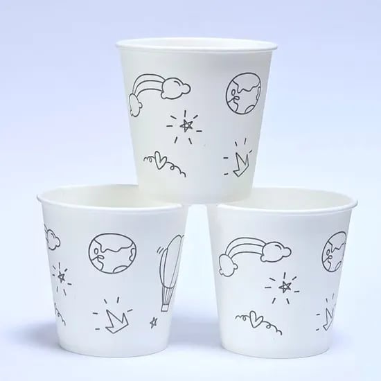 롯데온) 구름 종이컵 무형광 184ml 6.5온스 1000개 1박스 10580원 무배