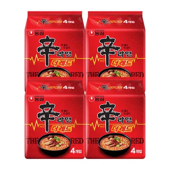농심 신라면더레드 125g×16개