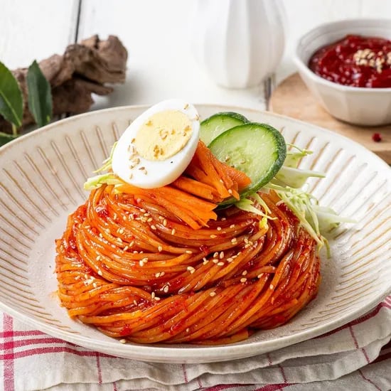 생 쫄면 2kg (10인분) 양념장 500g