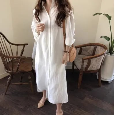 여성용 롱셔츠 박스남방 2벌