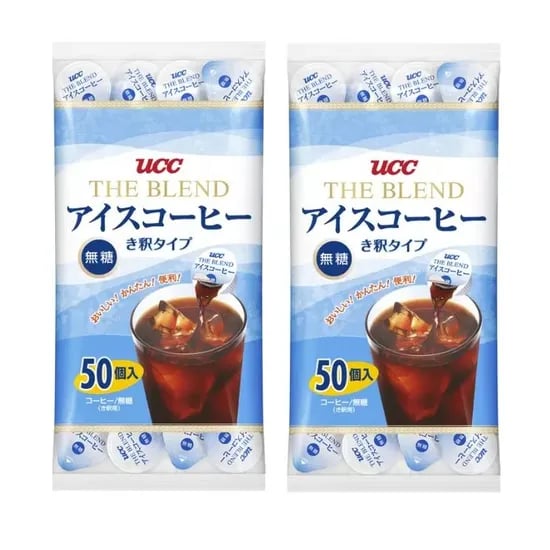 UCC 블렌드 아이스커피 무설탕 50개입 x 2세트