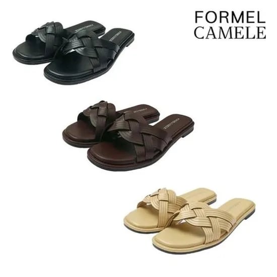 포멜카멜레 블레인 슬라이드 뮬 1cm 3컬러