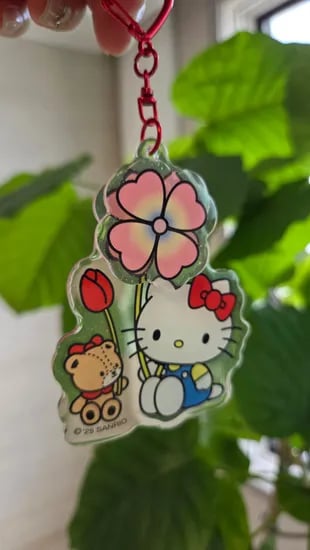키티 키링 롱라이너 포함 9900원