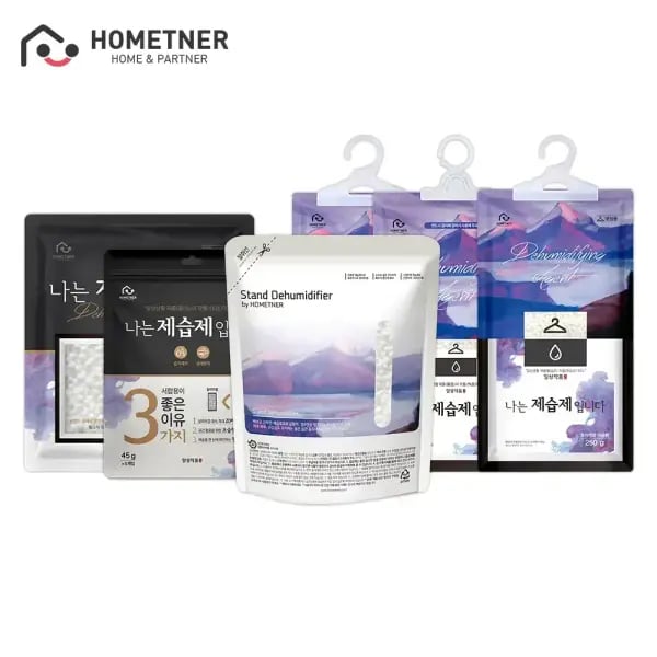 홈트너 옷걸이형 습기제거제 120g 20매