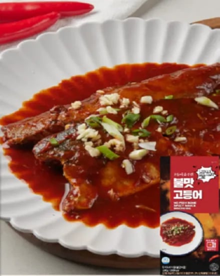 국내산 순살 불맛양념고등어 130g 12팩