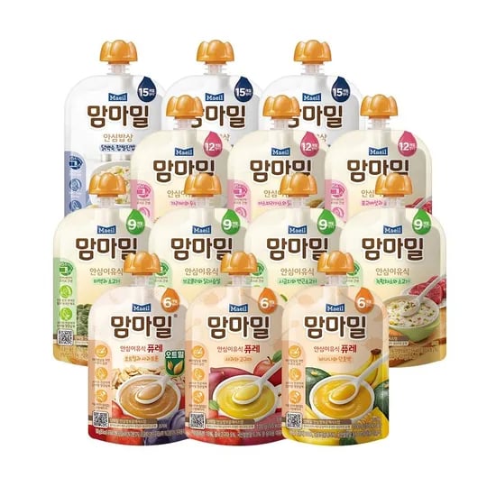 맘마밀 이유식 13종 20팩