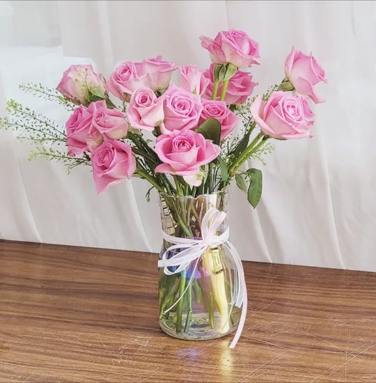 김해장미 생화 10송이