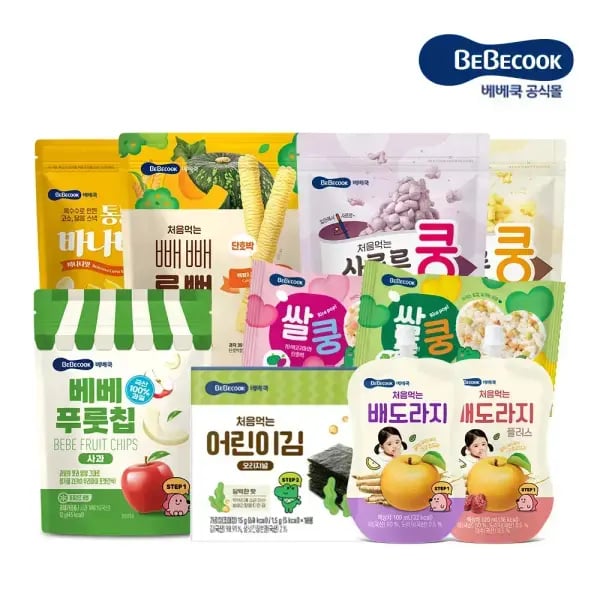 빼빼롱뻥 배도라지 떡뻥 아기 간식 6봉