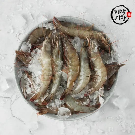 국내산 활 흰다리새우 1kg 37미 내외