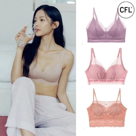 컴포트랩 면 브라부착 런닝나시 2개