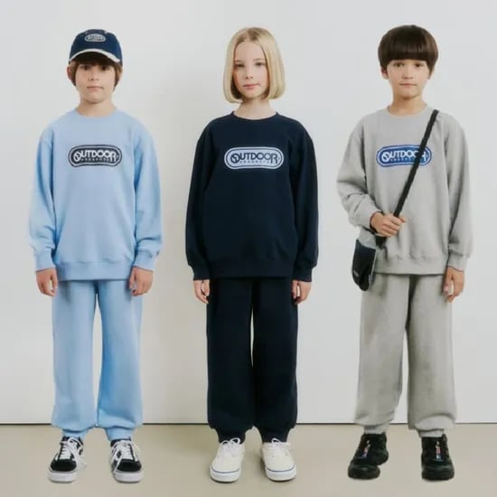 아웃도어프로덕츠키즈 맨투맨 상하세트