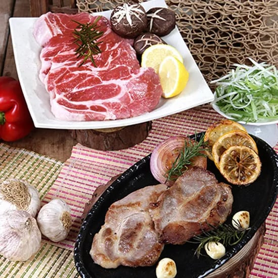 한돈 삼겹살 1kg 목살 1kg 세트