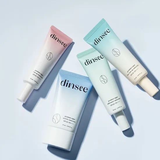 딘시 비건톤업선크림 50ml 2개 네트백 샤셰5매 톤업샤셰 5매