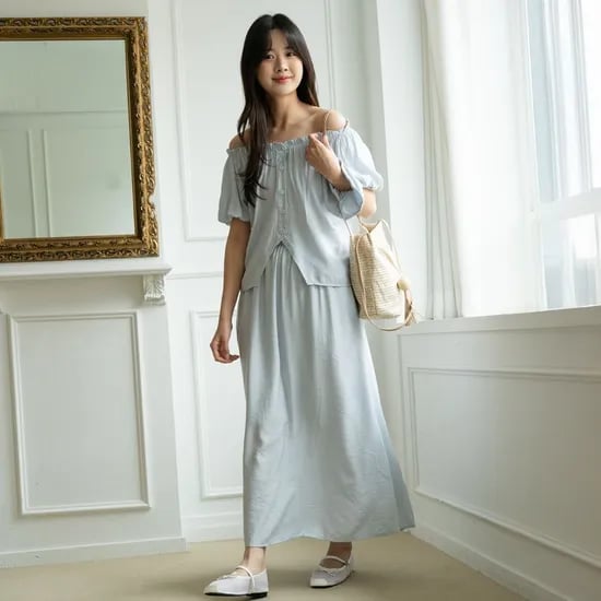 블라우스스커트세트 6900원