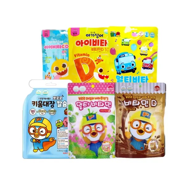 아기상어 아이비타D+아연 40정 3개