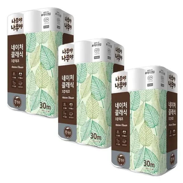 나무야나무야 화장지 3겹 30mx30롤