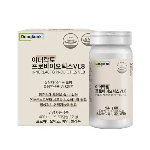 동국제약 이너락토 유산균 프로바이오틱스 VL8 30캡슐 2개