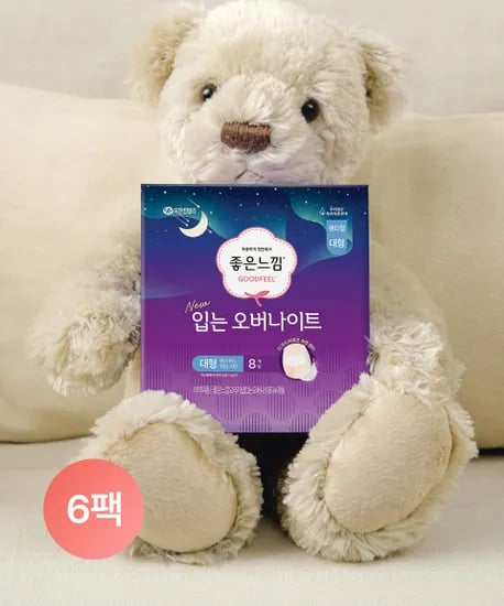 좋은느낌 입는오버나이트 8매 6팩+4매 23,120원