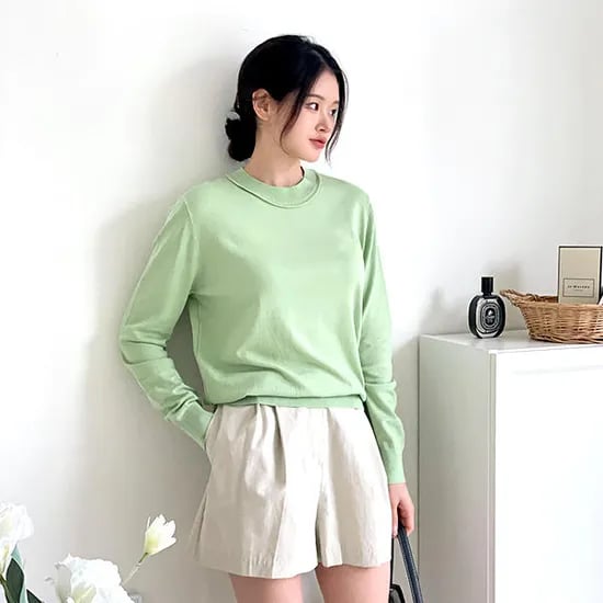 르포엠 릴리안 데일리 라운드 니트 3개입