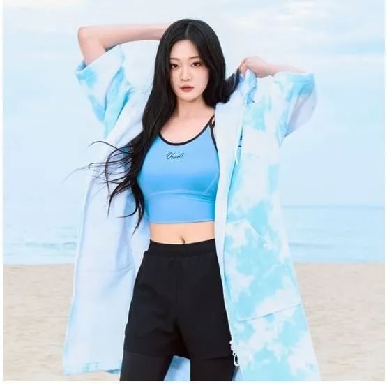 오닐 클라우디 후디 집업 판초 타올