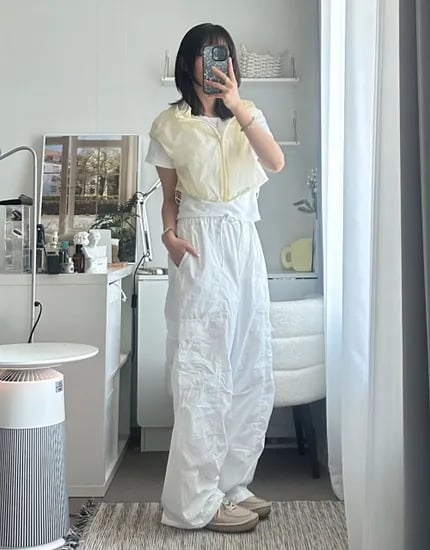 지오다노 나일론 카고 조거팬츠