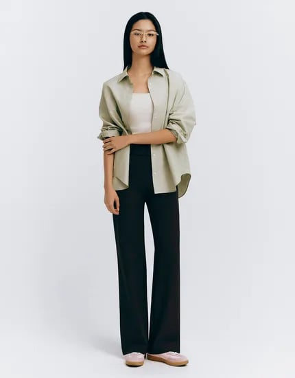 지오다노 스트레이트핏 풀밴딩팬츠 12,800원