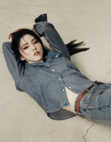 지오다노 소가죽 벨트 여성용