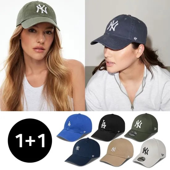 MLB 엠엘비 볼캡 야구 모자 1+1