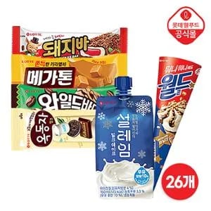 동원 설레임 월드콘 돼지바 26개