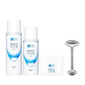 하다라보 고쿠쥰 3종 로션170ml 밀크140ml 크림50g 페이스롤러