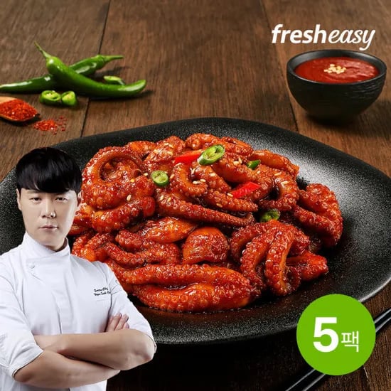프레시지 최현석셰프 통통한양념쭈꾸미 300g x 5팩