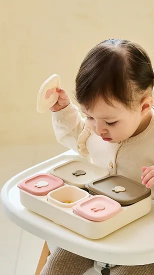 아띠래빗 실리콘 모듈식판