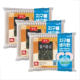 동원 들기름김 식탁 20P (8매) 3세트