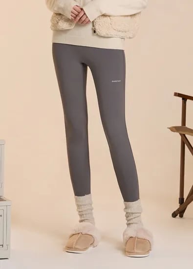 몽벨 양면 플리스 여성 기모레깅스