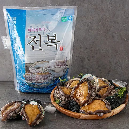 완도 활전복 1kg 6-8미