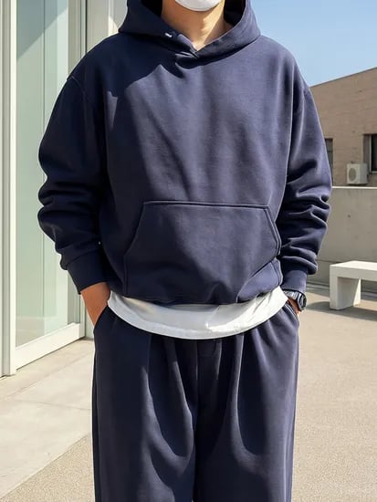 헤비웨이트 무지 후드티 12개