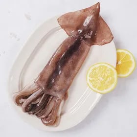 자연산 손질오징어 통오징어 2미(270g) x 3팩 (6마리)