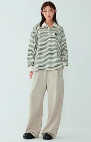스튜디오 톰보이 원포인트 카라 티셔츠