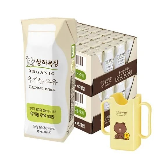 상하목장 유기농 우유 125ml 48팩