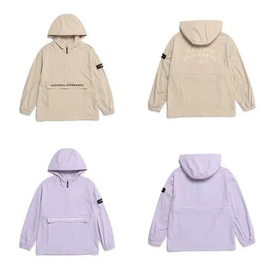 내셔널 키즈 후드 아노락 풀집업 점퍼