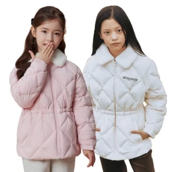 디스커버리 키즈 멜로즈 튜브다운 경량미드패딩