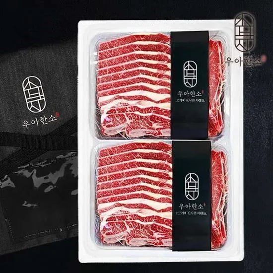 우아한소 호주청정우 678 꽃 LA갈비 선물세트 3kg