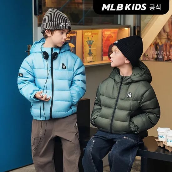 MLB 키즈 베이직 스몰로고 맨투맨