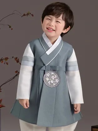더예한복 청화수호 남아한복