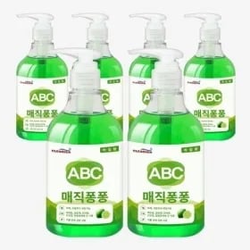 매직퐁퐁 주방세제 750ML 6개입 3+3 베이킹소다함유