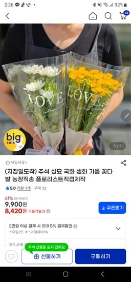 국화 8420원
