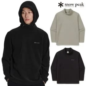 스노우피크 폴라텍100 모크넥 티셔츠