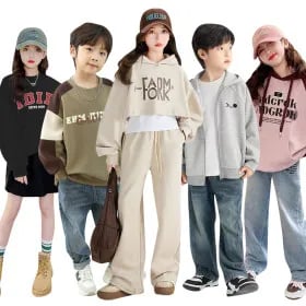 키즈레시피 주니어 유아동 맨투맨 데님 상하복 트레이닝복 유클