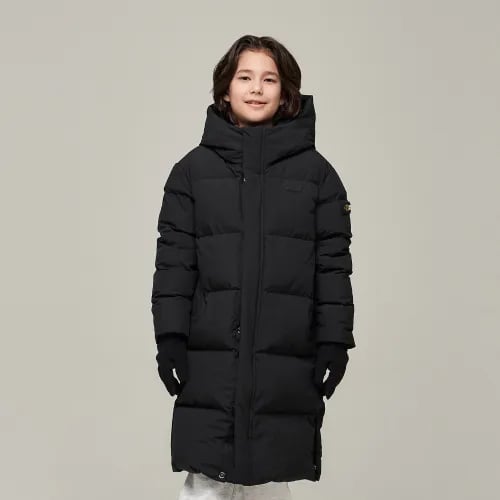내셔널지오그래픽 키즈 카이만 구스 헤비 다운 점퍼